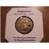 Image 2 : 27 B.C.-14 A.D. AUGUSTUS ANCIENT COIN HOLED