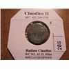 Image 1 : 268-270 A.D. CLAUDIUS II ANCIENT COIN (FINE)
