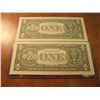 Image 2 : 2-2003-A $1 FRN'S LOW CONSECUTIVE SERIAL 'S UNC SERIAL NUMBERS ARE:G00003516H-G00003517H