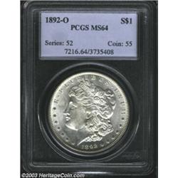 1892-O $1 MS64 PCGS.