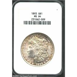 1893 $1 MS64 NGC.