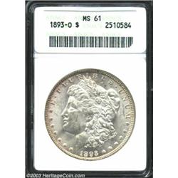 1893-O $1 MS61 ANACS.