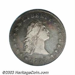 1795 $1 Flowing Hair, Three Leaves VF30 PCGS.