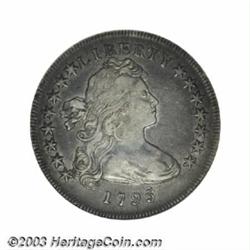 1795 $1 Draped Bust, Off Center XF40 ANACS.