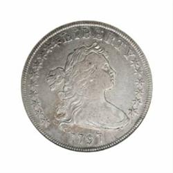 1797 $1 10x6 Stars XF40 ANACS.