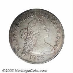 1798 $1 Small Eagle, 15 Stars VF30 ICG.