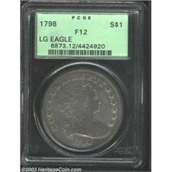 1798 $1 Large Eagle Fine 12 PCGS.