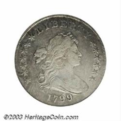 1799/8 $1 13 Stars Reverse XF45 ANACS.