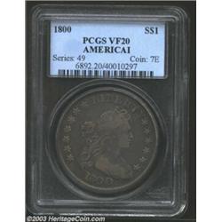 1800 $1 AMERICAI VF20 PCGS.