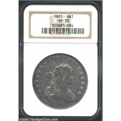 1801 $1 VF35 NGC.