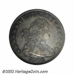 1802/1 $1 Wide Date XF40 ANACS.