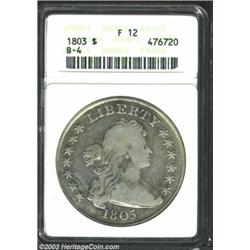 1803 $1 Small 3 Fine 12 ANACS.