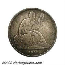 1836 PS$1 Name on Base, Judd-60 Original, Pollock-65, R.2, PR8 Uncertified.