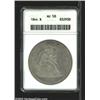Image 1 : 1844 $1 AU58 ANACS.