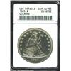 Image 1 : 1845 $1--Cleaned--ANACS. Unc Details, Net AU55.