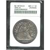 Image 1 : 1846 $1--Countermarked--ANACS. AU Details, Net Fine 12.