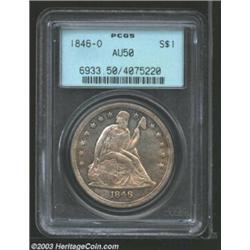 1846-O $1 AU50 PCGS.