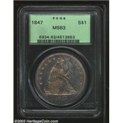 1847 $1 MS63 PCGS.