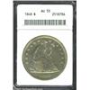 Image 1 : 1848 $1 AU55 ANACS.