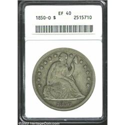 1850-O $1 XF40 ANACS.