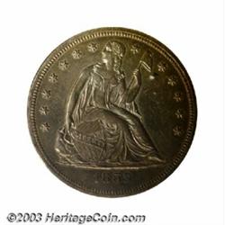 1859-S $1 AU58 ANACS.