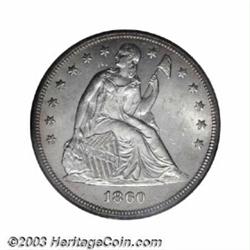 1860-O $1 MS63 PCGS.