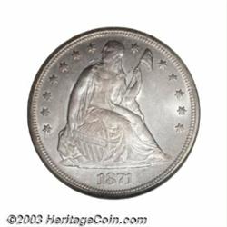 1871 $1 MS64 NGC.