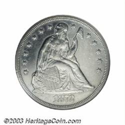 1872-CC $1--Cleaned--ANACS. AU Details, Net XF40.