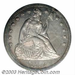 1850 $1 PR62 PCGS.