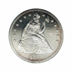 1858 $1 PR62 PCGS.