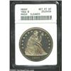 Image 1 : 1866 $1--Cleaned--ANACS. Net PR60.