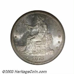1875-S T$1 MS64 ANACS.