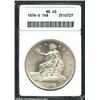 Image 1 : 1876-S T$1 MS63 ANACS.