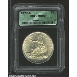 1877-S T$1 MS63 ICG.