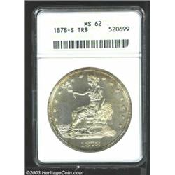 1878-S T$1 MS62 ANACS.