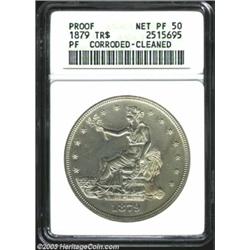 1879 T$1 --Corroded, Cleaned--ANACS. Net PR50.