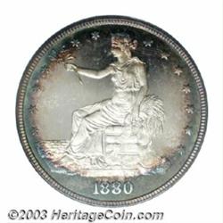 1880 T$1 PR64 Deep Cameo PCGS.