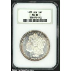 1878 8TF $1 MS65 NGC.