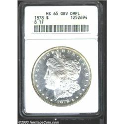 1878 8TF $1 MS65 ANACS.