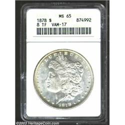 1878 8TF $1 MS65 ANACS.