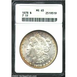 1878 7TF $1 Reverse of 1878 MS65 ANACS.