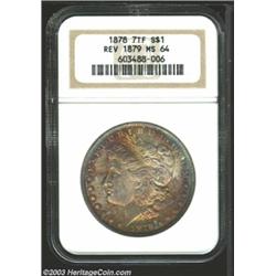 1878 7TF $1 Reverse of 1879 MS64 NGC.