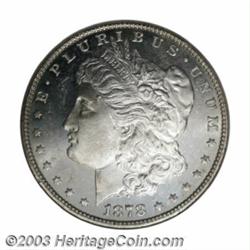 1878 7/8TF $1 Strong MS65 Deep Mirror Prooflike ANACS.