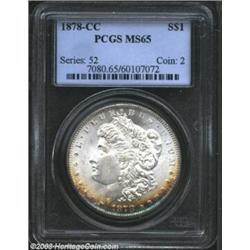 1878-CC $1 MS65 PCGS.