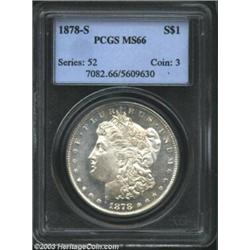 1878-S $1 MS66 PCGS.