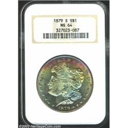1879-S $1 MS64 NGC.