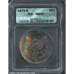1879-S $1 MS67 ICG.