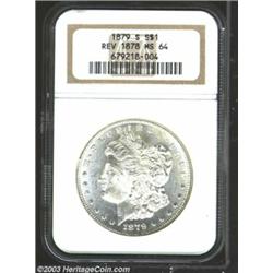 1879-S $1 Reverse of 1878 MS64 NGC.