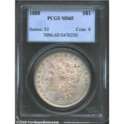 1880 $1 MS65 PCGS.