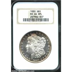 1880 $1 MS64 Deep Mirror Prooflike NGC.